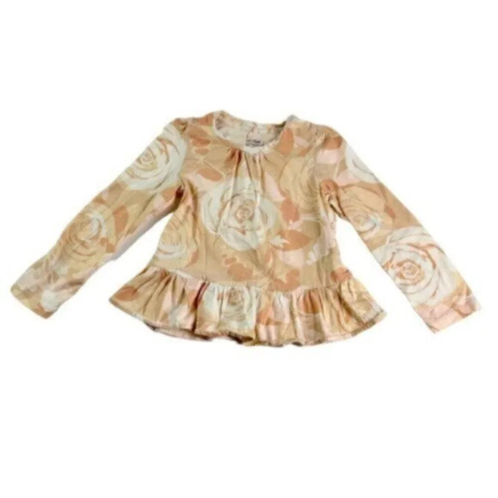 Baby GAP | 2 Piece Floral Ruffle Long Sleeves Tops Size 5T